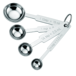 Cuillères de mesure- jeu de 4
