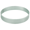 Cerle à tarte perforé en inox- hauteur de 2 cm Tille