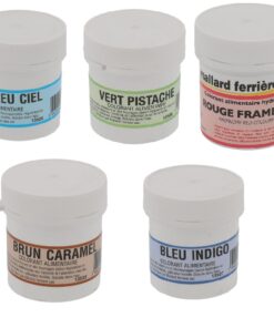 Colorant poudre alimentaire hydrosoluble 13526 13527 13529 13533 13538 MALLARD FERRIERE MYTILLE