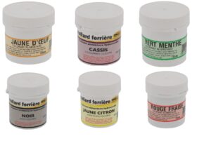 Colorant poudre alimentaire hydrosoluble 13528 13530 13531 13532 13536 13537 MALLARD FERRIERE MYTILLE