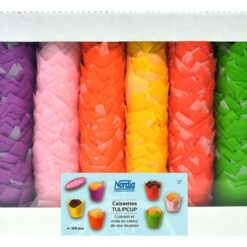 Caissette papier  Tulipcup multi couleurs
