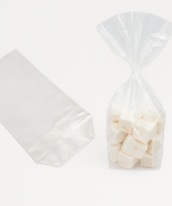 Sachet plastique transparent fond plat Tille