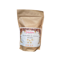 Chocolat de couverture Dominicana Blanc  36% Bio- 500Gr - Felchlin