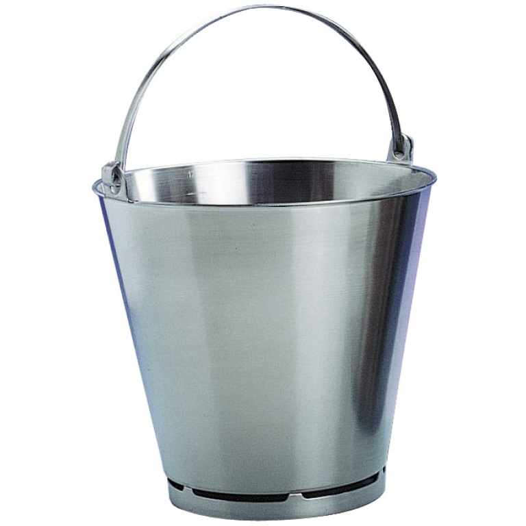 Sceau gradué inox 15 L