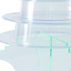 Pied "cristal" pour pyramide macarons