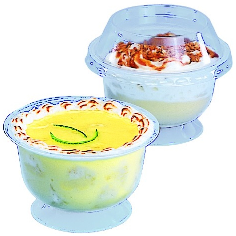 Coupes à dessert / glace en plastique
