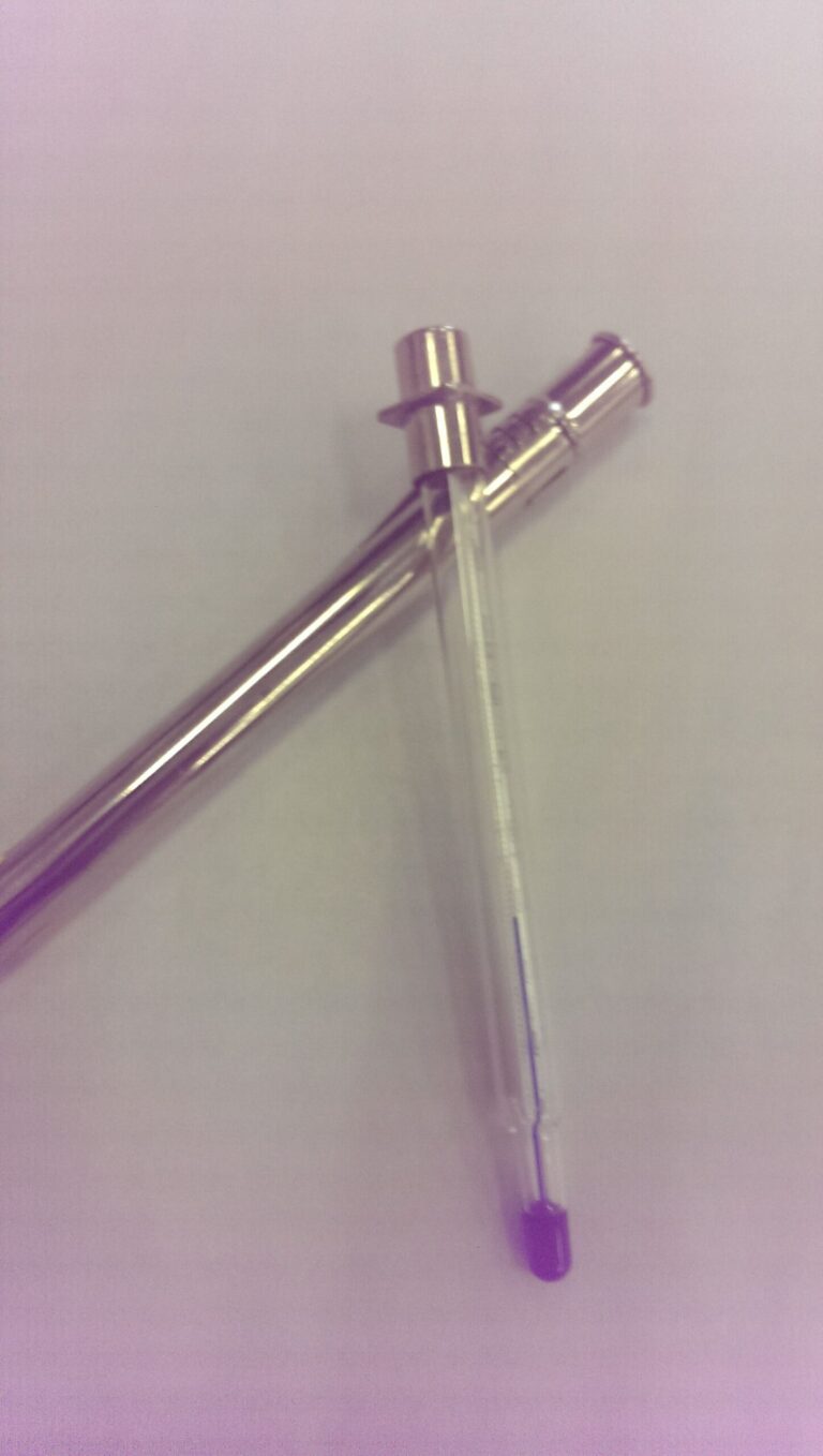Thermomètre à couverture