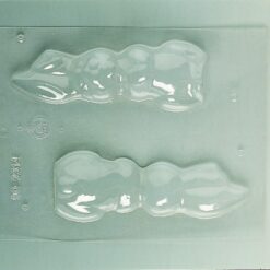 Plaque chocolat 18 demi-coquilles unies