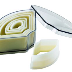 Boite de 7 découpoirs trapèzes unis