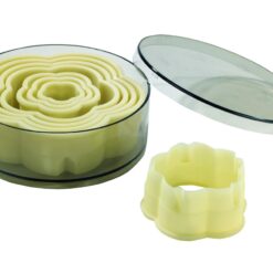 Boite de 8 découpoirs fleurs cannelées