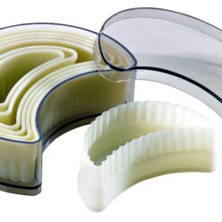 Boite de 7 découpoirs croissants cannelés