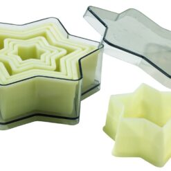 Boite de 7 découpoirs étoiles 6 branches unis