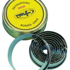 Boite de 9 découpoirs ronds unis