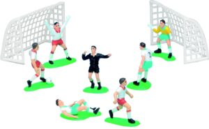 Joueurs de football + cages