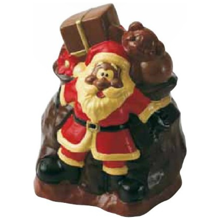 Moule choco "Père Noël et sa hotte"