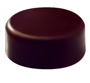 Plaque chocolat bonbons rond lisse