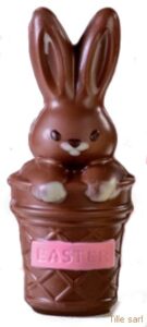 Moule chocolat Lapin panier