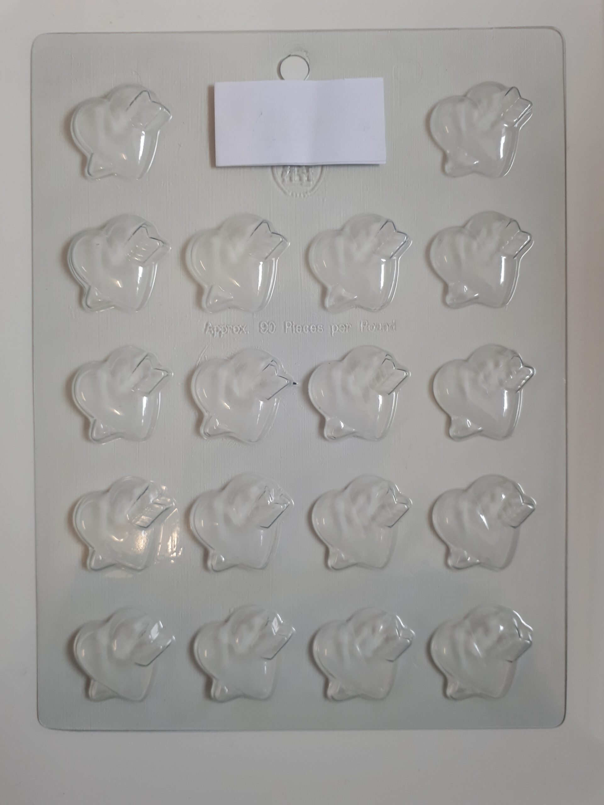 Moule chocolat coeur cupidon 18 pcs