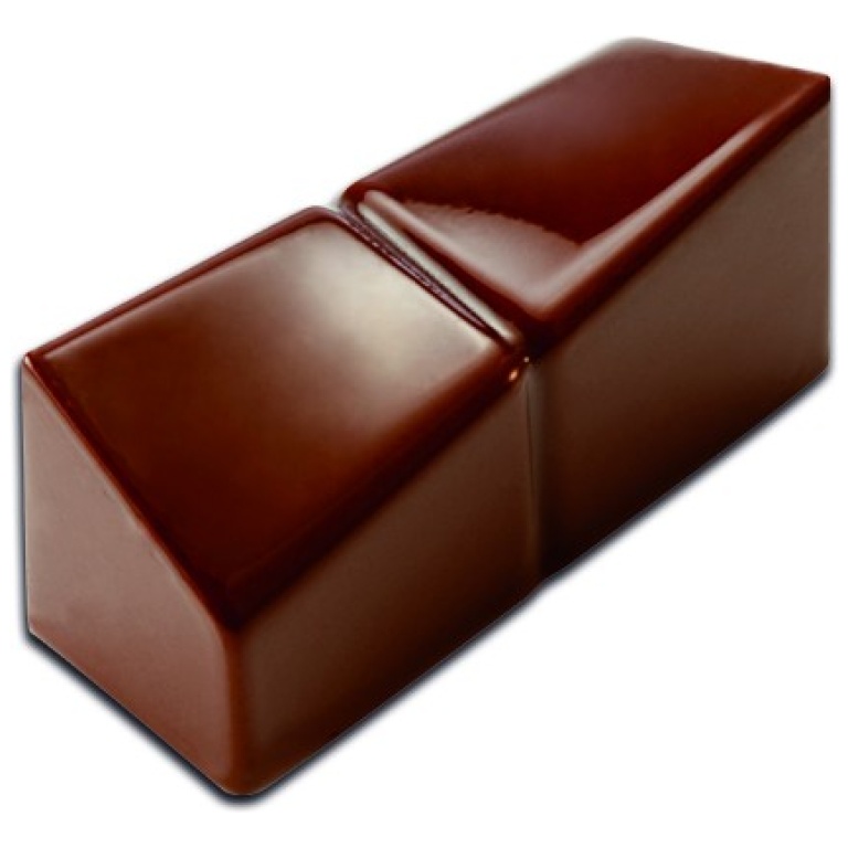 Plaque chocolat bonbons rectangle design