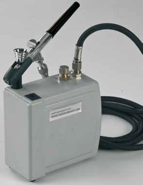 Kit aérographe et compresseur complet