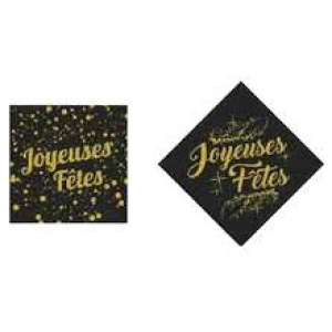 Décors azyme Joyeuses fêtes