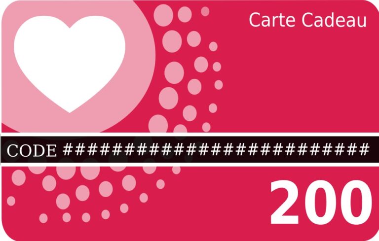 Carte cadeau 200