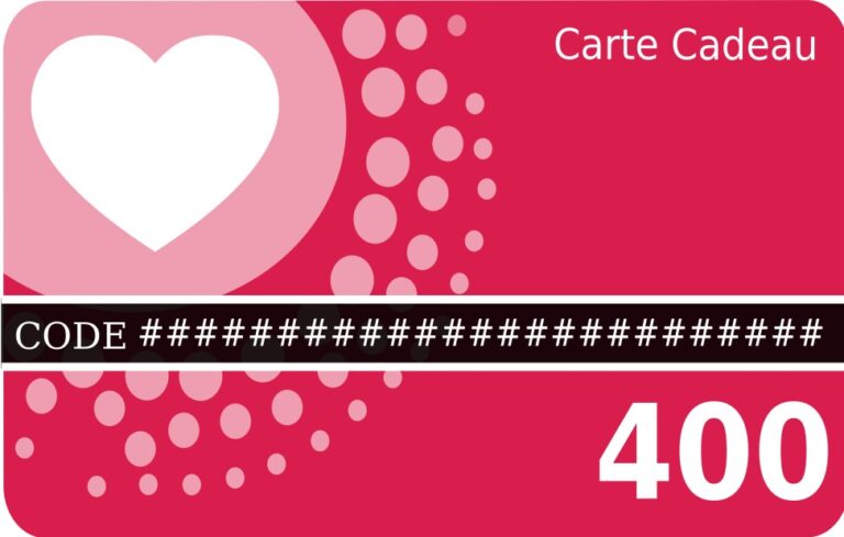 Carte cadeau 400