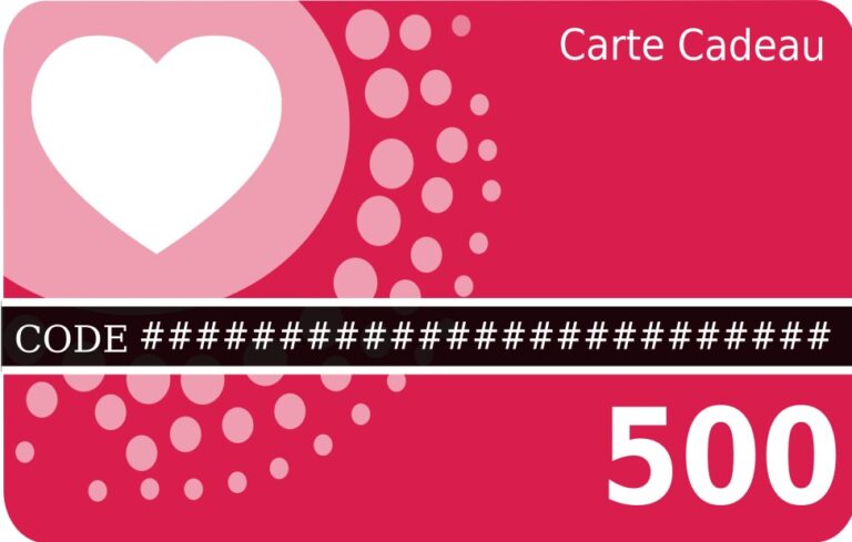 Carte cadeau 500