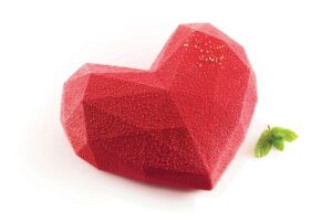 Moule coeur origami de Silikomart
