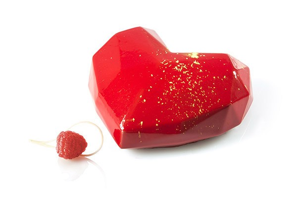 Moule coeur origami de Silikomart