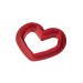 Moule coeur origami de Silikomart