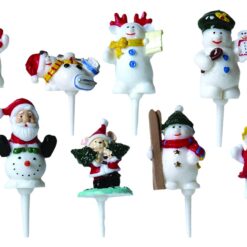 Assortiment de décorations de Noël pour bûche