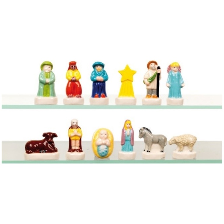 Fèves : Crèche Santons Tradition, 100pcs