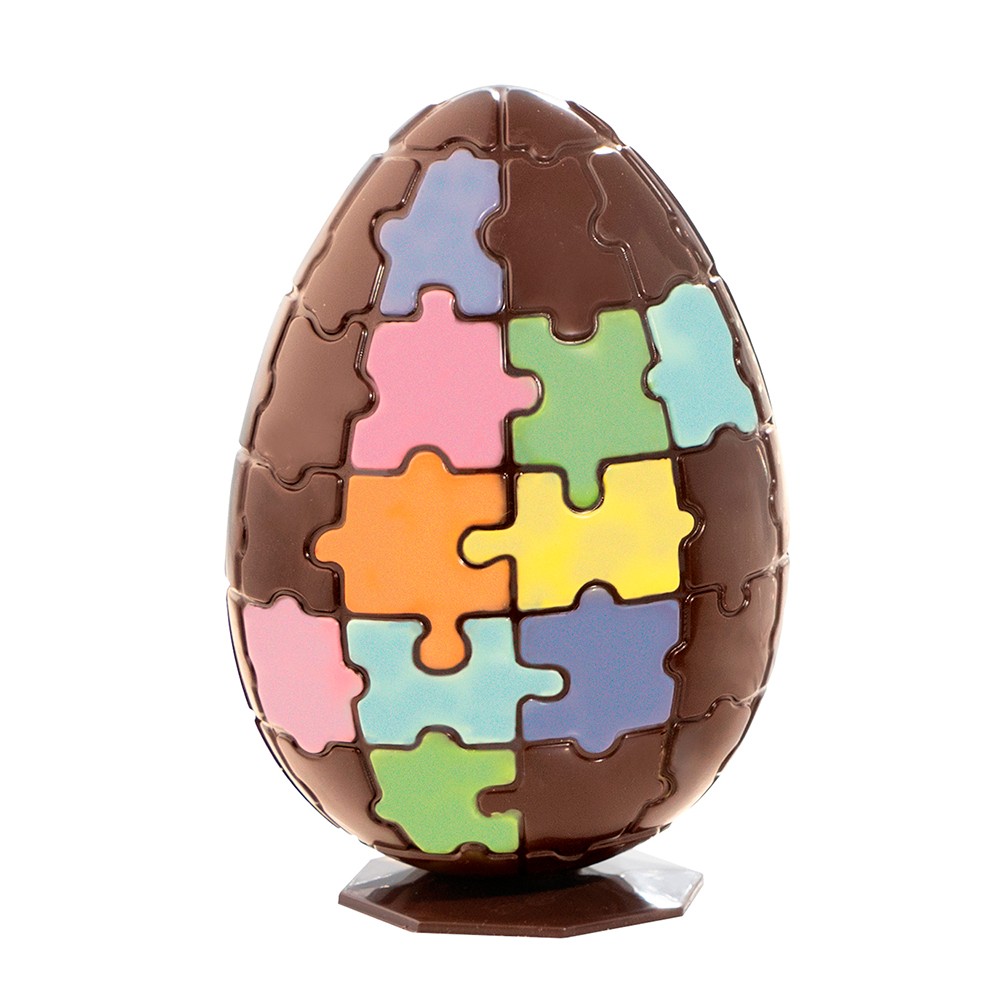 Moule chocolat Oeuf Puzzle Polycarbonate 210 gr