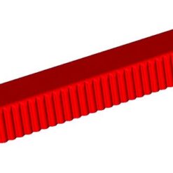 Gouttières à bûche  striée fond plat 12 pcs