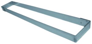 Cadre inox rectangle de 57x9xh4 cm