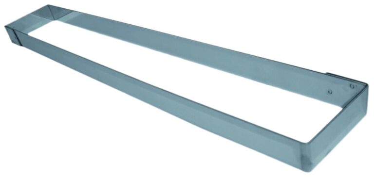 Cadre inox rectangle de 57x9xh4 cm