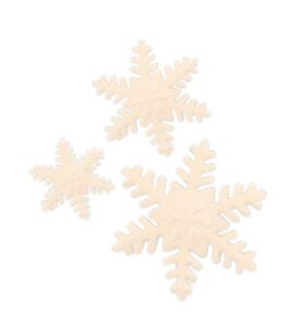 Flocons massepain assortiment 3 tailles