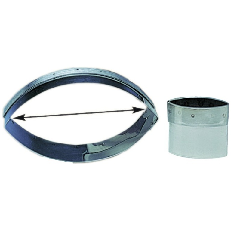 Découpoir ovale inox 11.5 cm