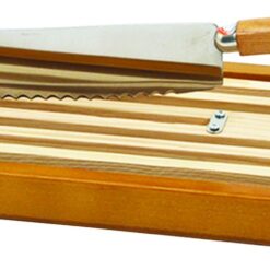 Couteau sur socle bois verni 25cm