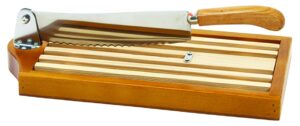 Couteau sur socle bois verni 25cm