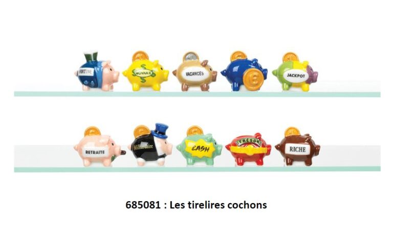 Fèves les tirelires cochons