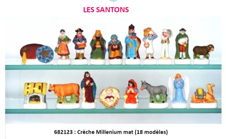 Fèves Crèche Millenium