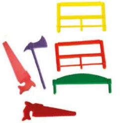 Assortiment de décorations de Noël pour bûche 100pcs