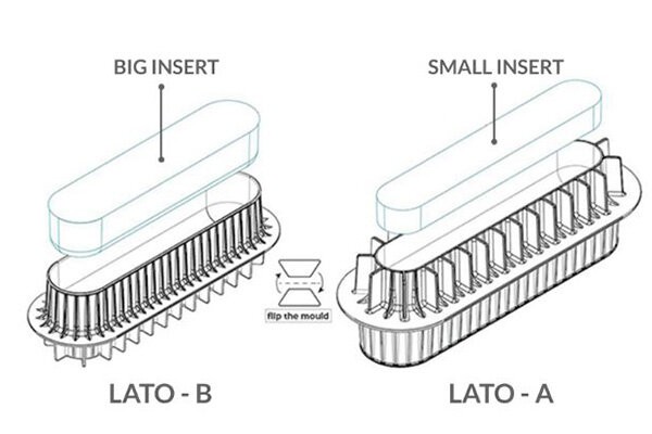 Insert bûche double – Image 2