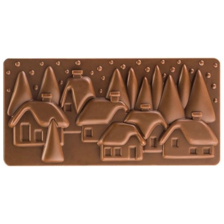 Plaque Xmas Village