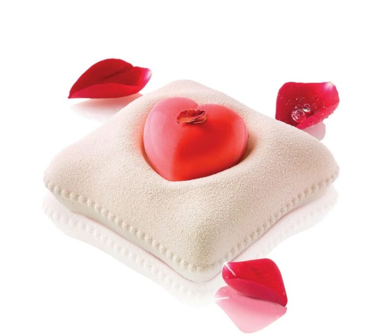 Kit 7 moules coussin coeur Silikomart "Ti voglio bene"
