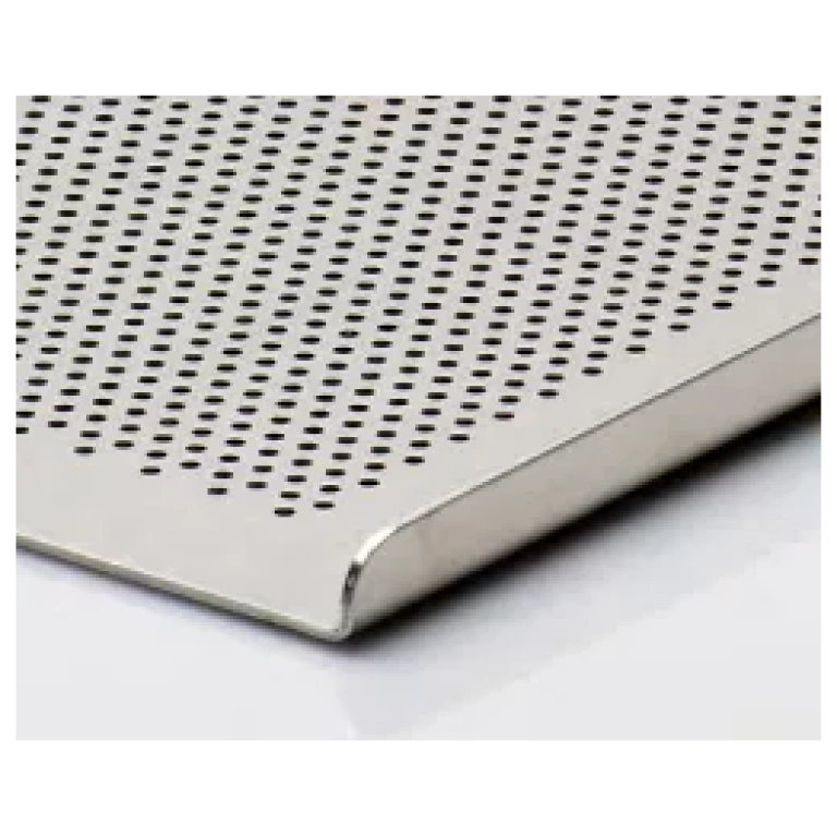 Plaque alu 2 bords perforée 40x60 cm