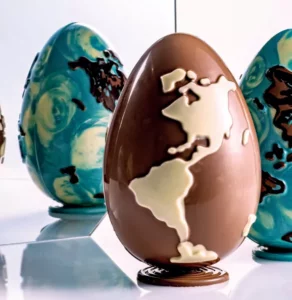 Moule chocolat oeuf Globe