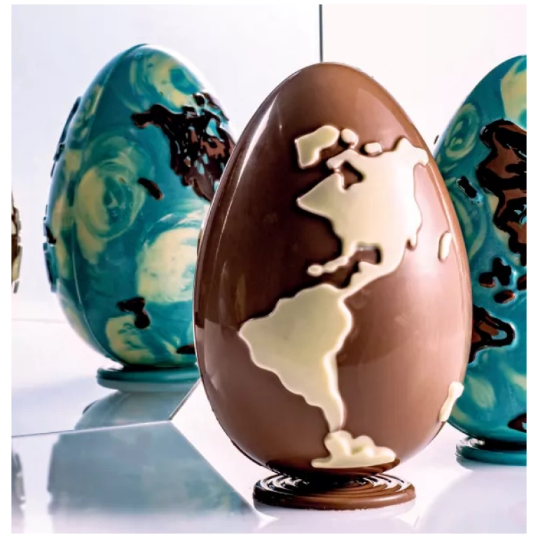 Moule chocolat oeuf Globe